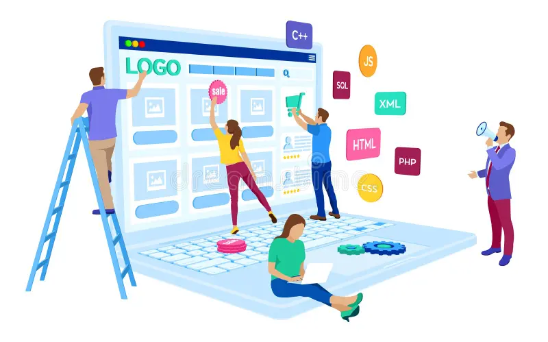 Website Development Illustration